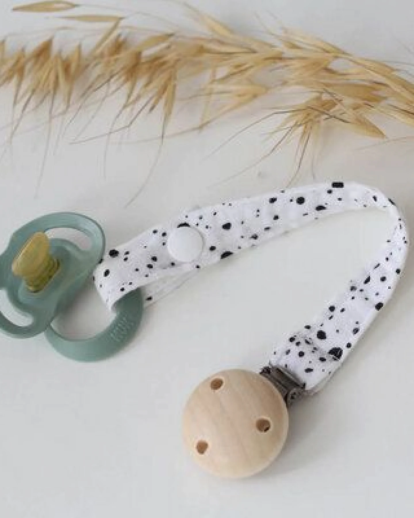 Musselin Schnullerband in 11 Farben – Ansicht 4
