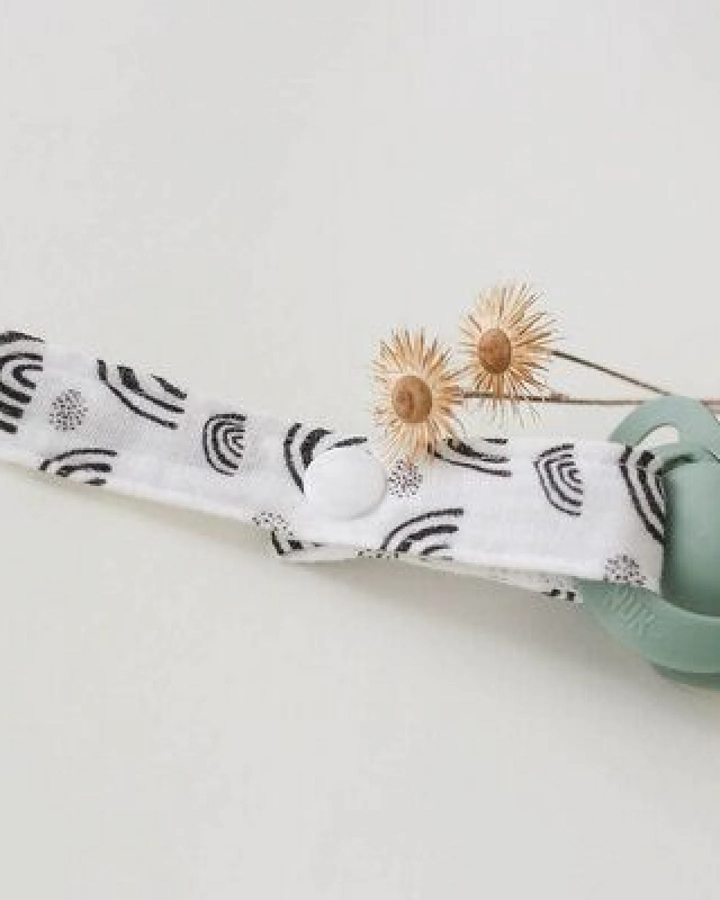 Musselin Schnullerband in 11 Farben – Ansicht 3