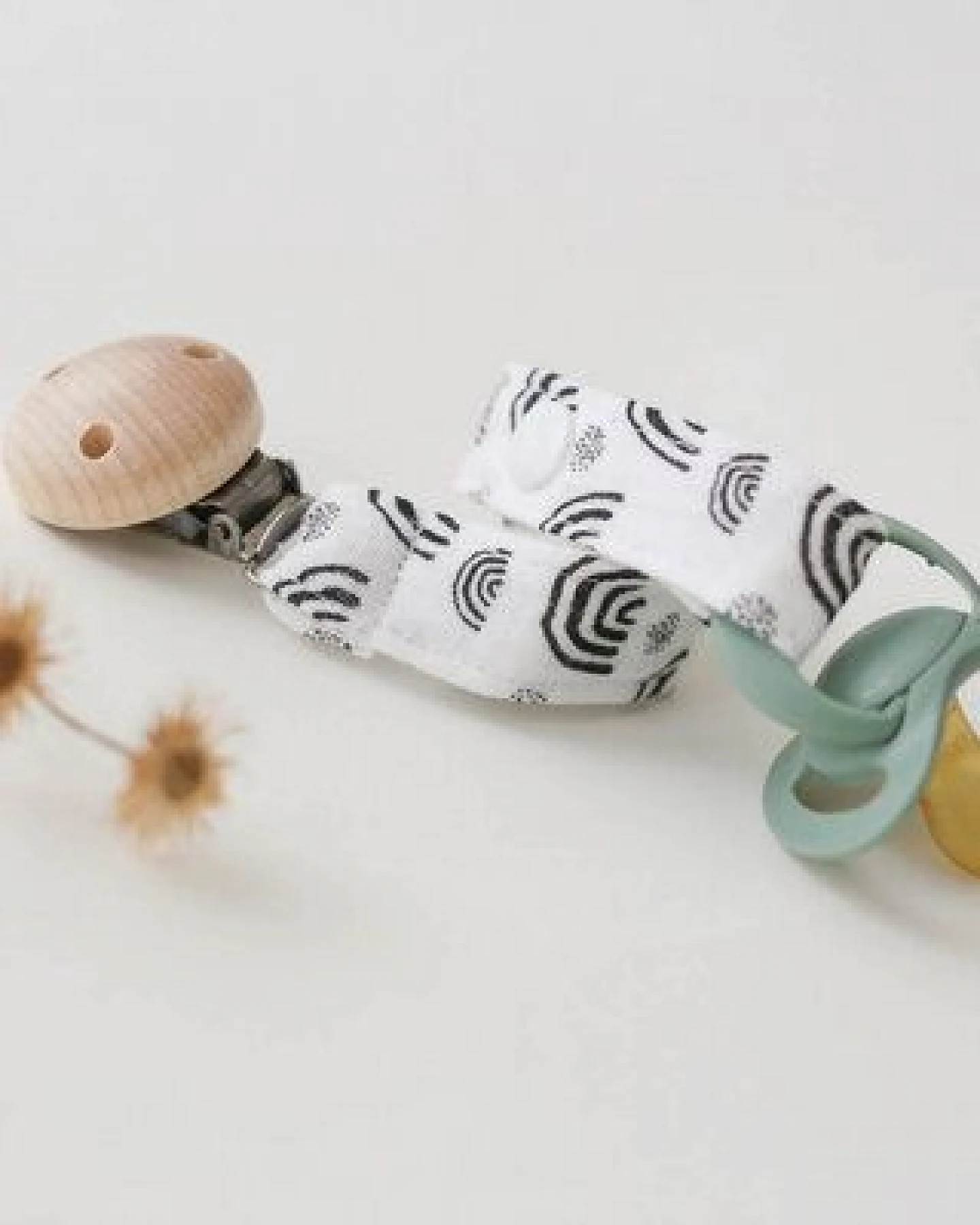 Musselin Schnullerband in 11 Farben – Ansicht 4