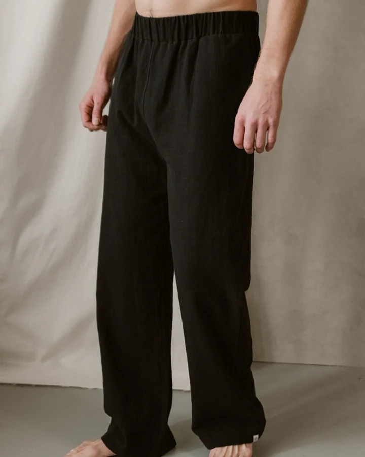 The View Yoga Herren vegan Hose Herren Teya Schwarz