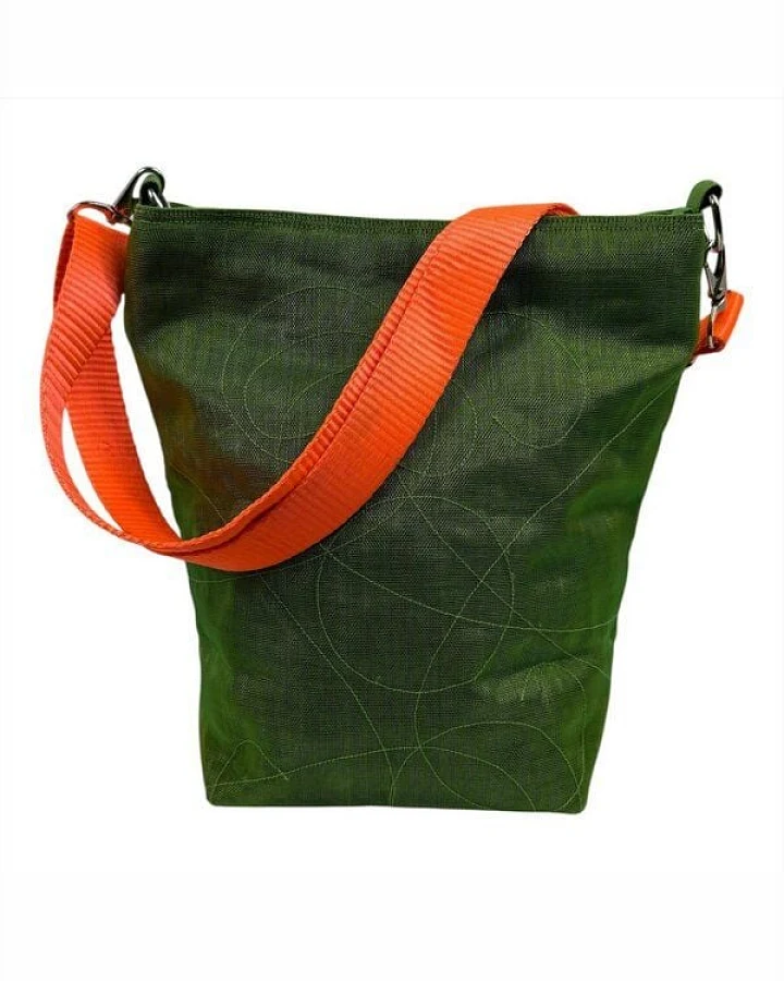 Beadbags Schultertasche NET3TJ reused Moskitonetz mit Hochseehafengurt