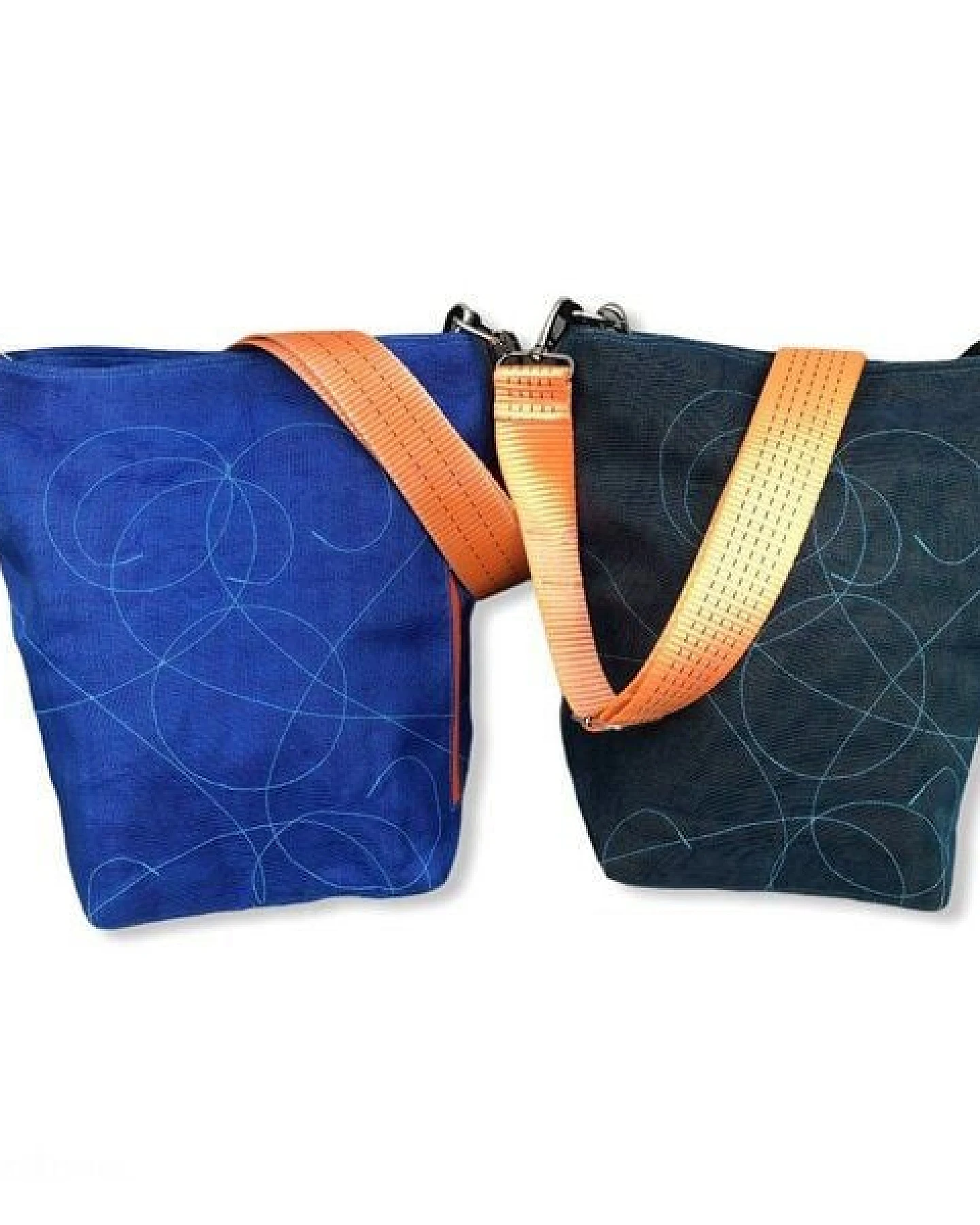 Beadbags Schultertasche NET3TJ reused Moskitonetz mit Hochseehafengurt – Ansicht 2