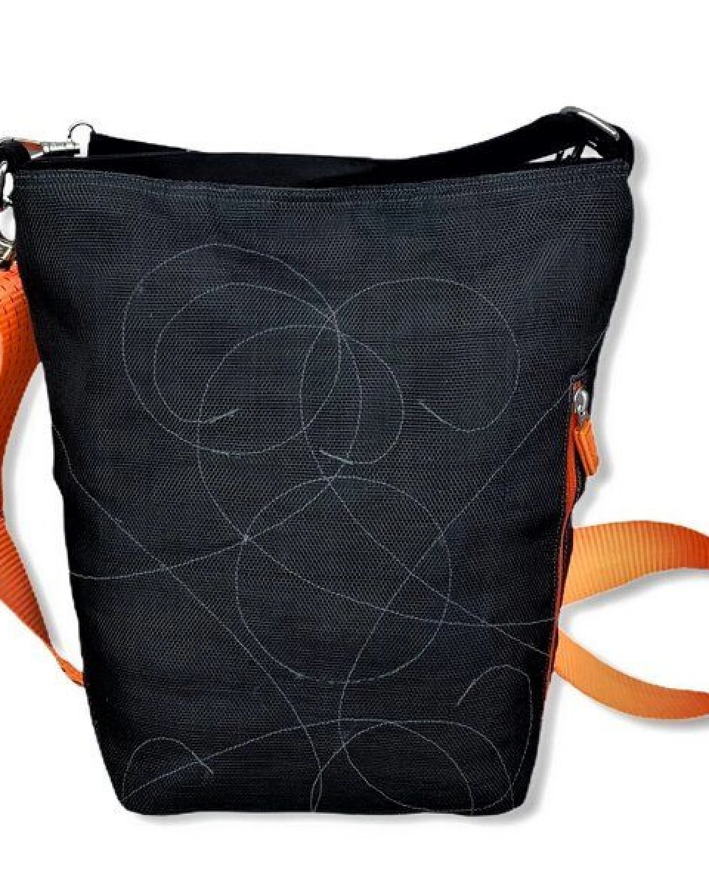 Beadbags Schultertasche NET3TJ reused Moskitonetz mit Hochseehafengurt – Ansicht 4