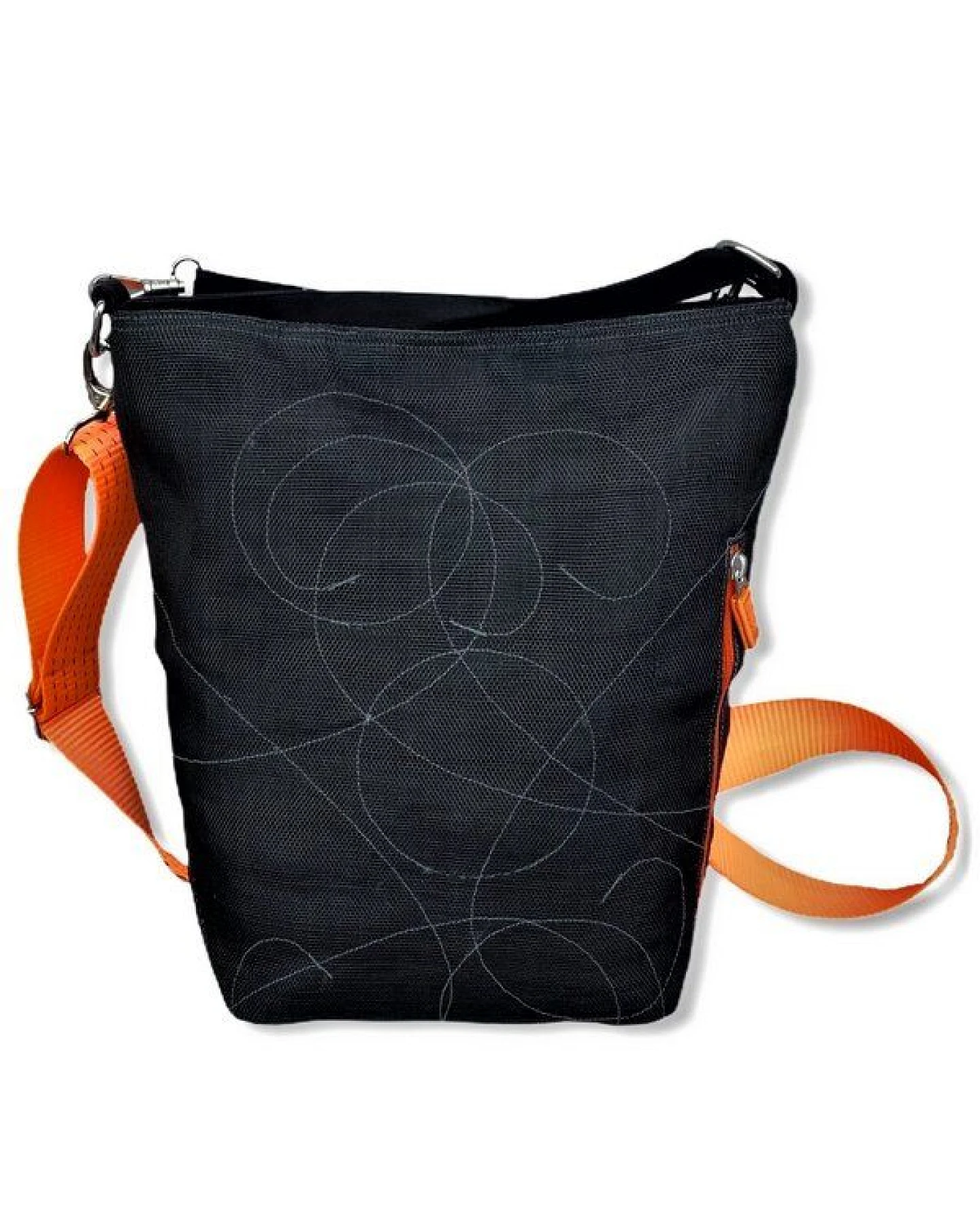 Beadbags Schultertasche NET3TJ reused Moskitonetz mit Hochseehafengurt – Ansicht 4