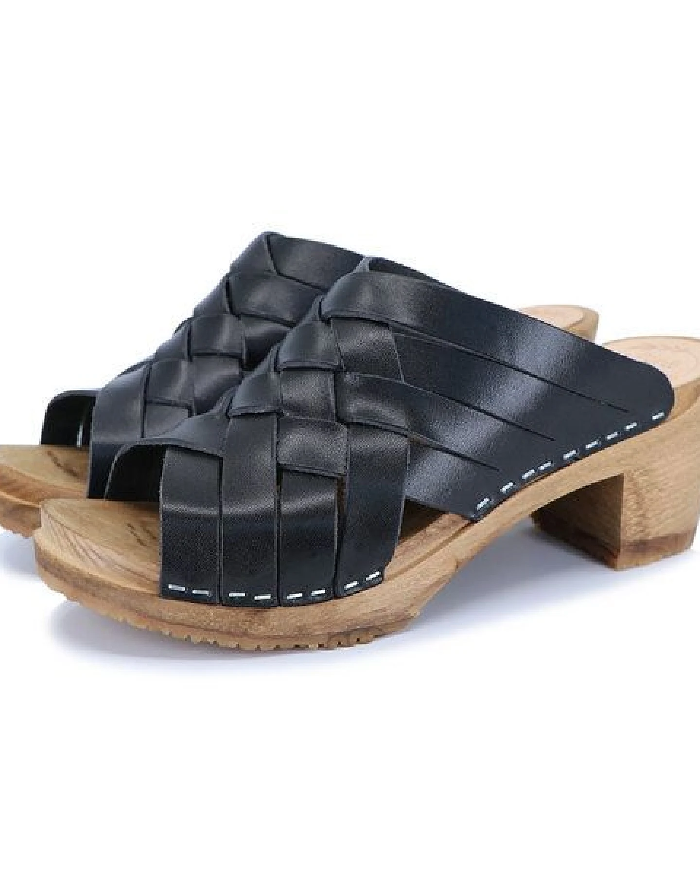 SOMMAR - schwedische Holz Clogs von me&myclogs - high mid heel – Ansicht 2