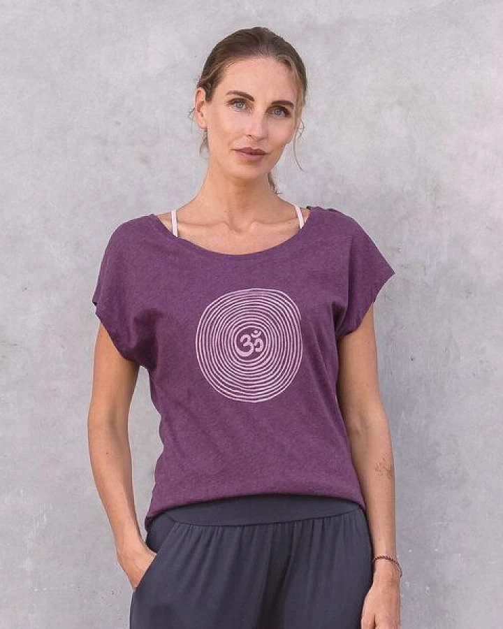 Jaya OM - Damen - loose cut T-Shirt aus 100% Biobaumwolle