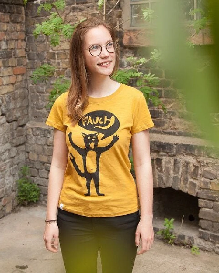päfjes - Kater Ferdinand Fauch - Frauen T-Shirt - aus Baumwolle Bio