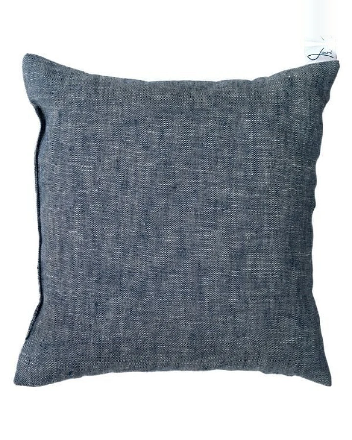 Leinen Blau Meliert