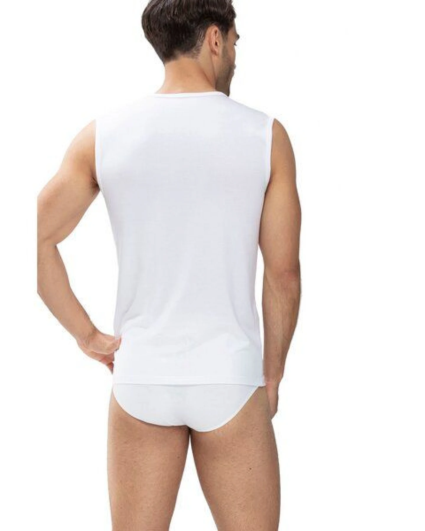 Mey Herren Muskel-Shirt Tank Top aus Tencel "Network" – Ansicht 2