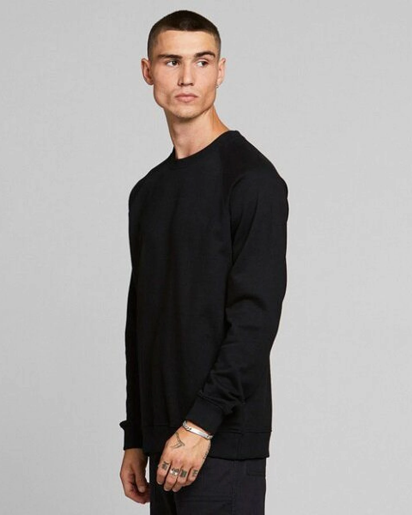 DEDICATED Sweatshirt Malmoe Base aus Bio-Baumwolle – Ansicht 3