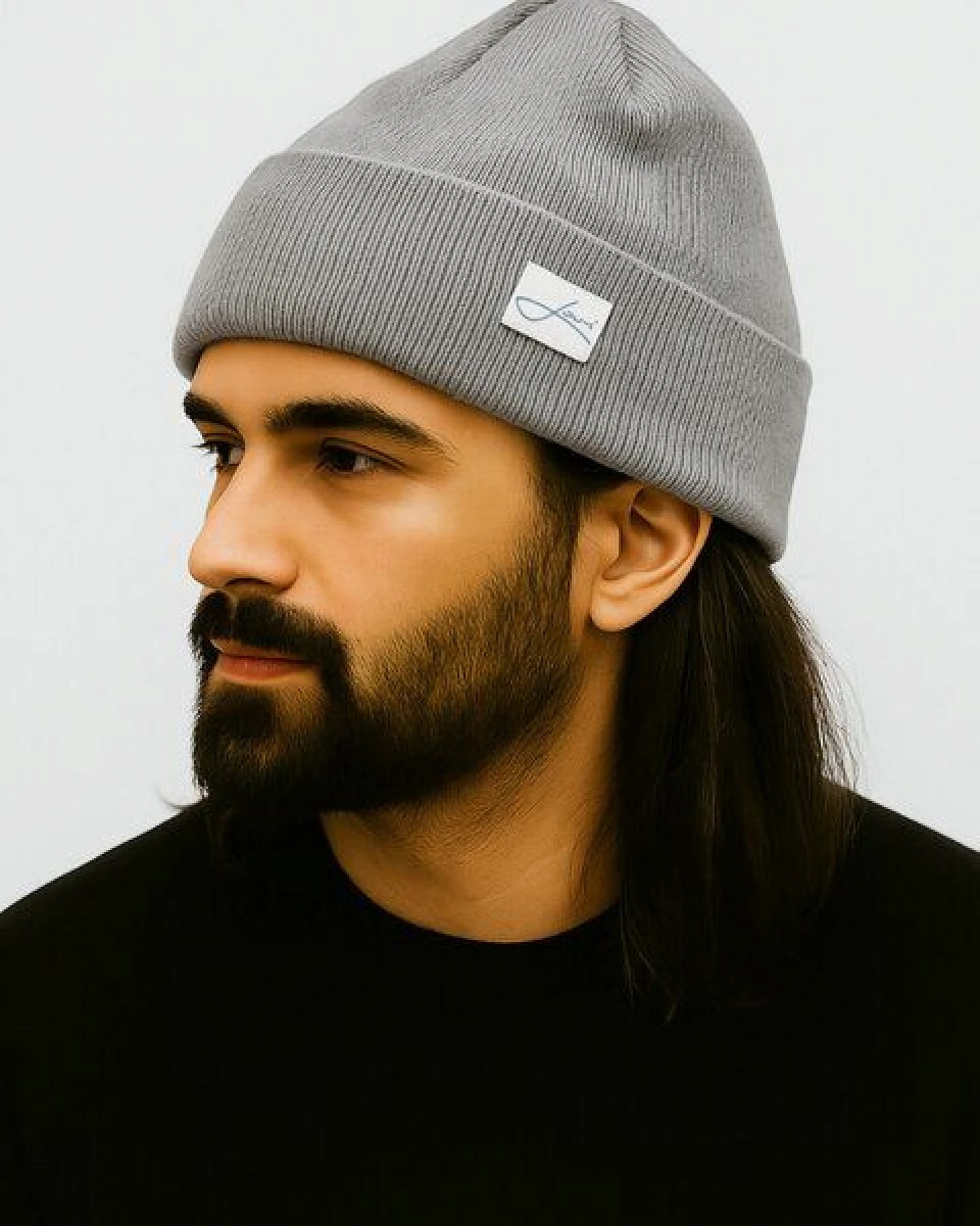 Lou-i Wintermütze Bio-Baumwolle Beanie – Ansicht 2