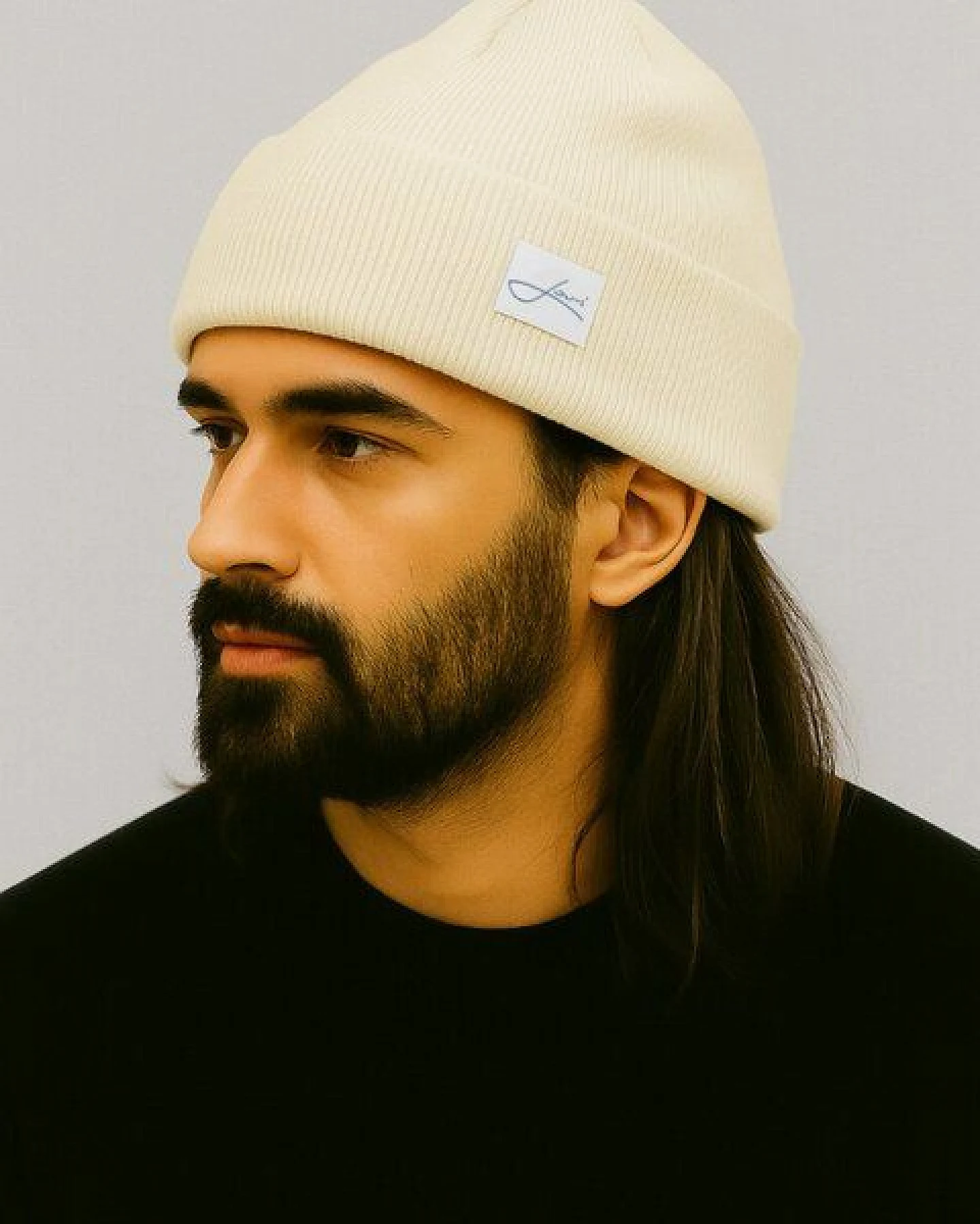 Lou-i Wintermütze Bio-Baumwolle Beanie – Ansicht 2