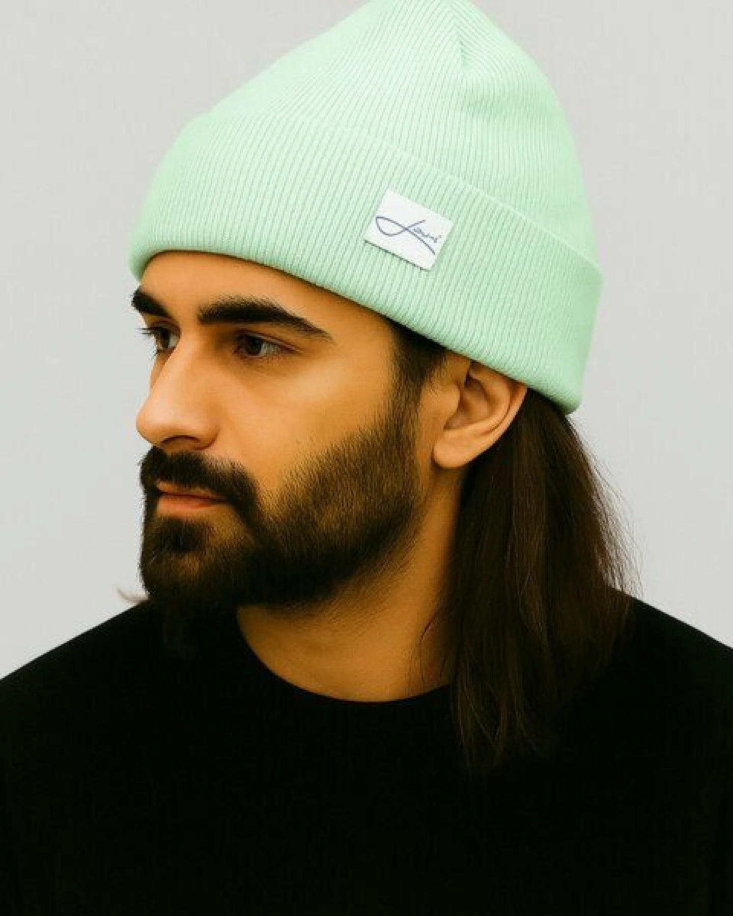 Lou-i Wintermütze Bio-Baumwolle Beanie – Ansicht 2