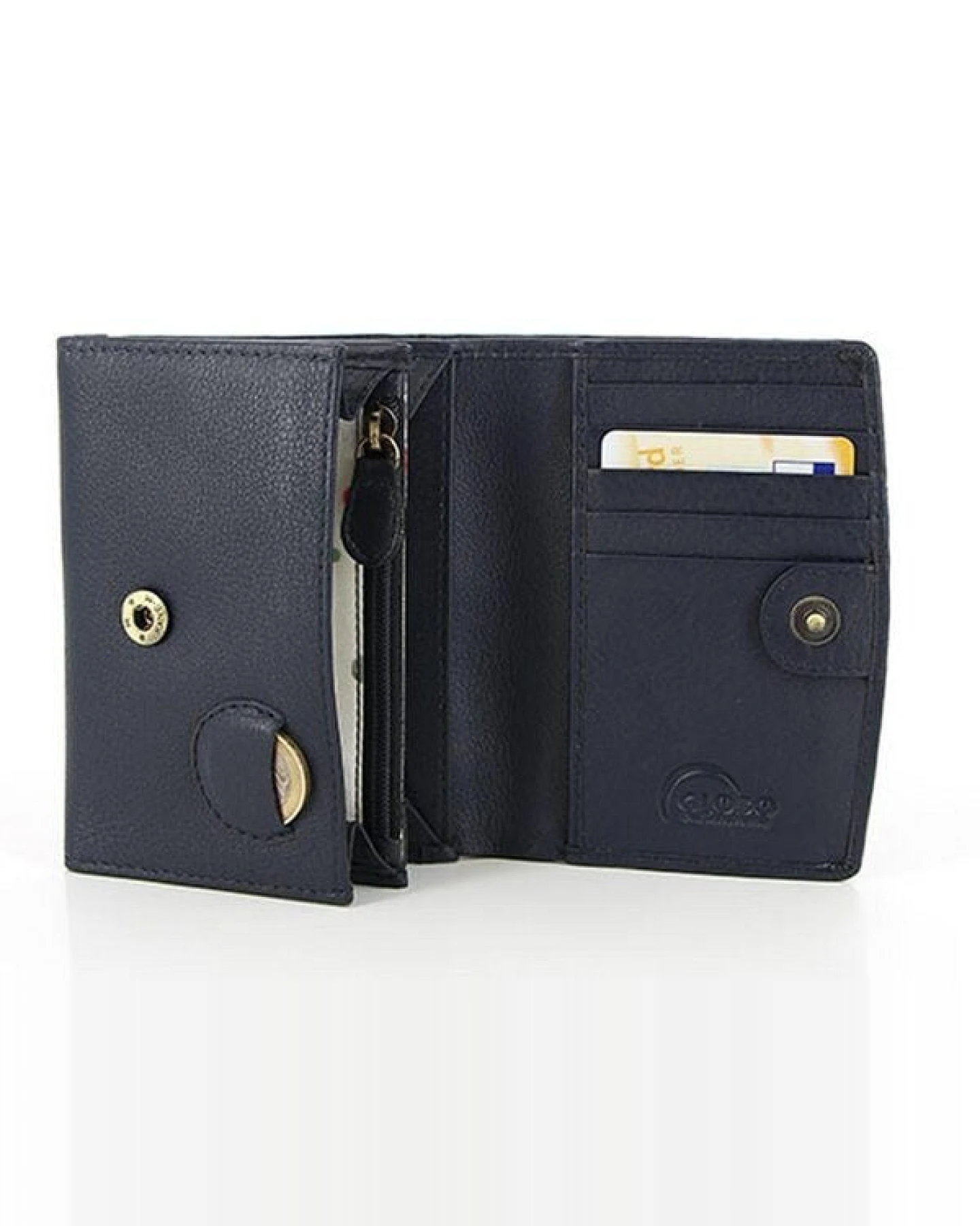 Mitienda Shop Geldbörse aus Leder blau Jamie – Ansicht 4