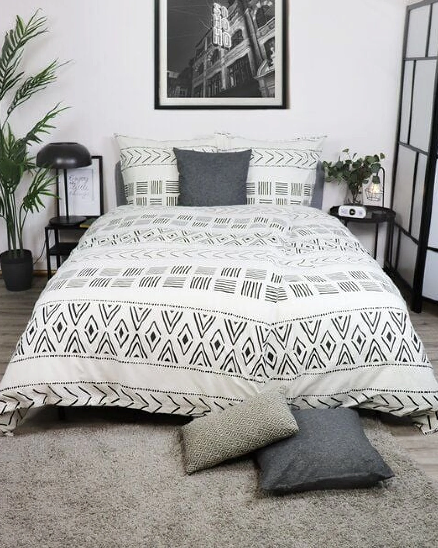 jilda-tex Bettwäsche "Soho" 100% Bio-Baumwolle made in Green 135x200 – Ansicht 3