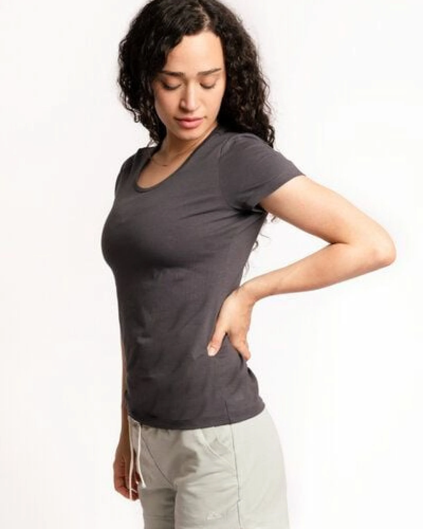 M23 Damen T-Shirt aus Bio-Baumwolle, Modell „Lola“ – Ansicht 4