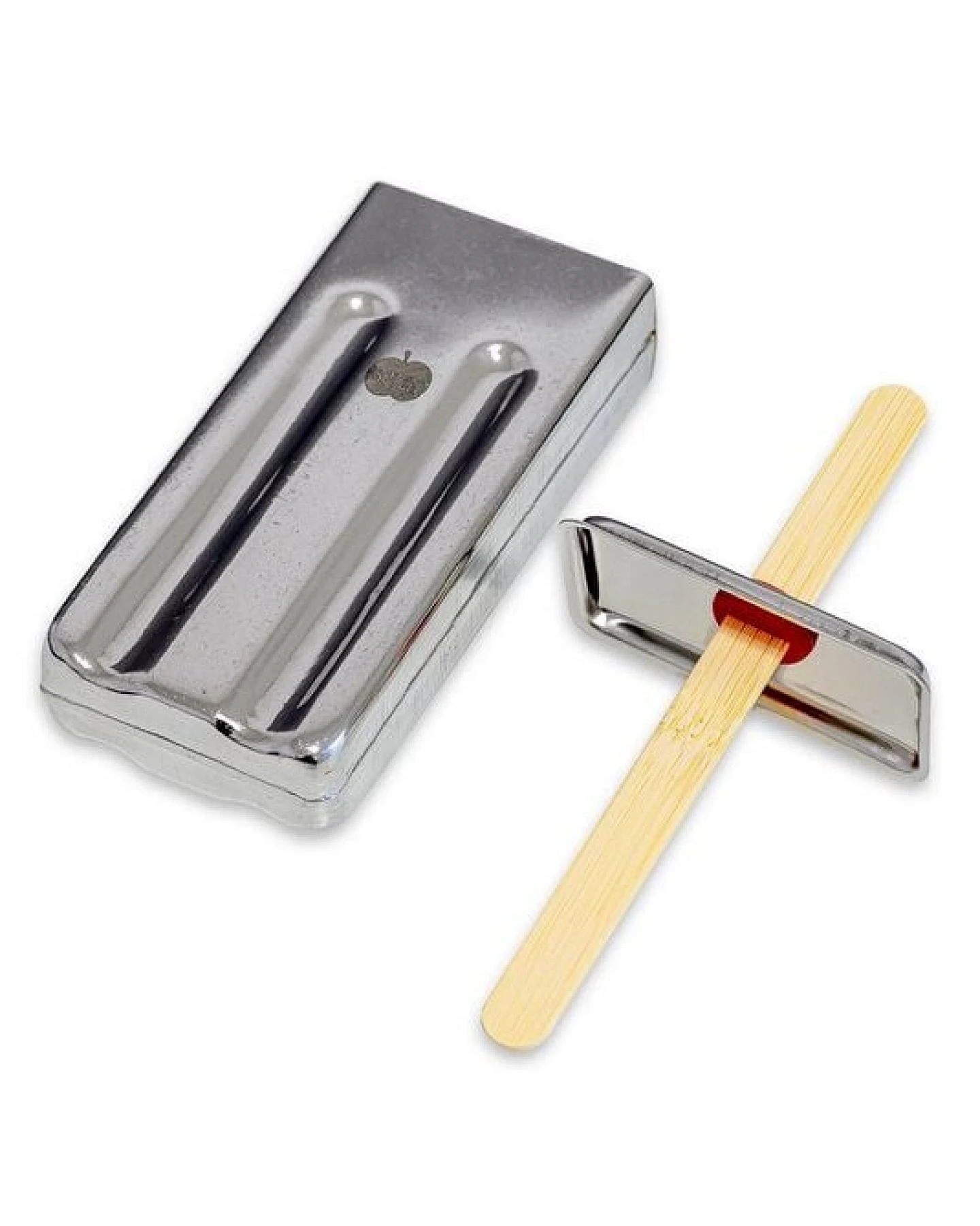 Brotzeit Eisformen 6er Set mit Stiel, aus Edelstahl – Ansicht 4