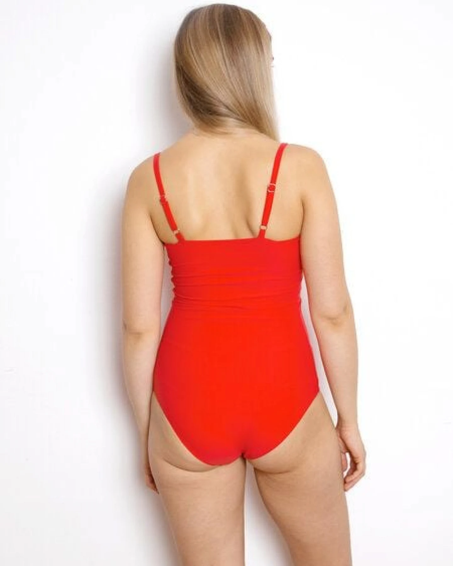 RENDL Swimsuit No.8 - Minimalistischer Badeanzug mit Spaghetti Trägern – Ansicht 4