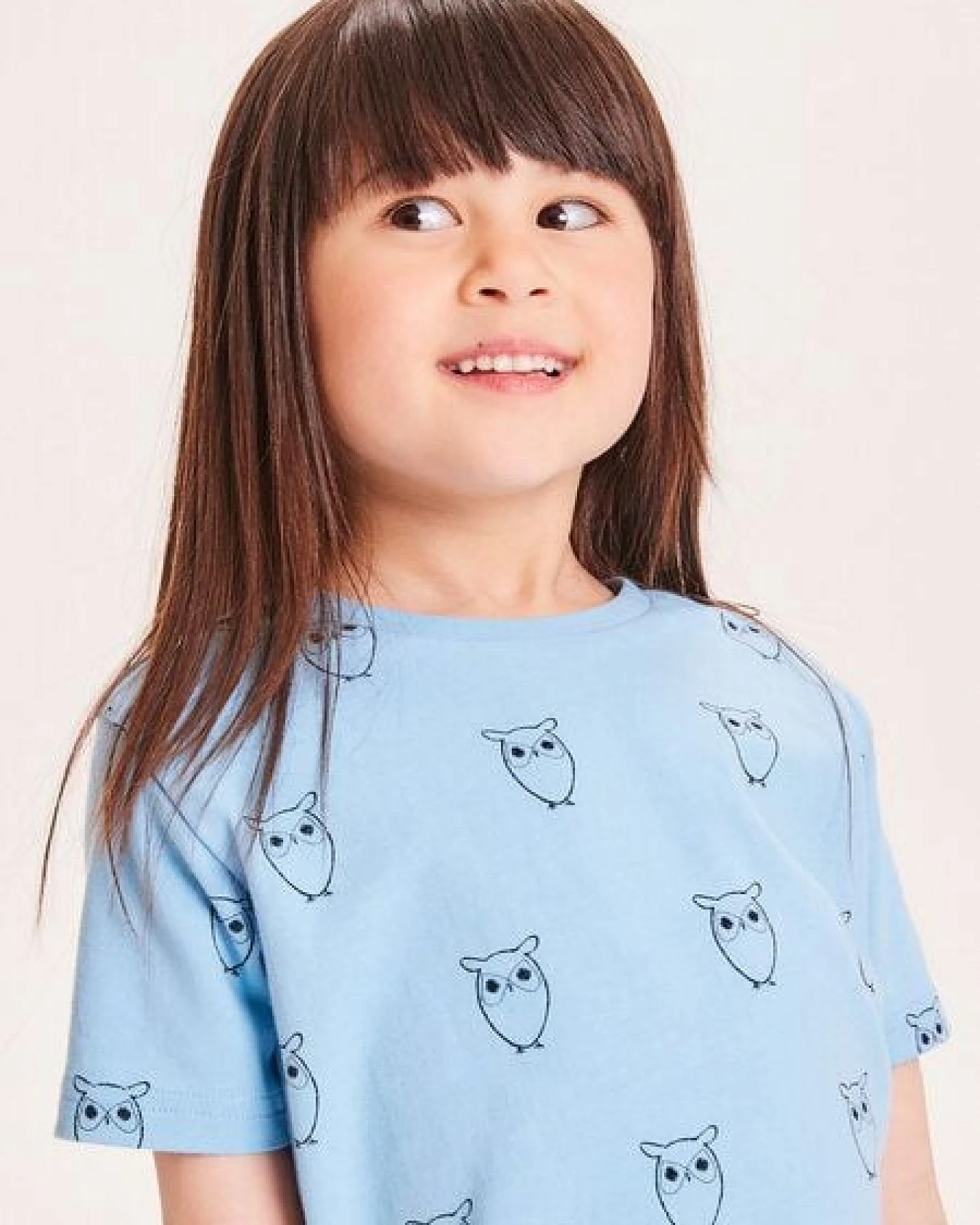 KnowledgeCotton Apparel Kinder T-Shirt Owl Bio-Baumwolle – Ansicht 4