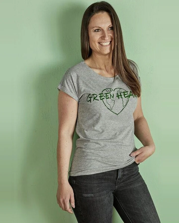 La Gitana Sommershirt FLOW mit rolled sleeve Ärmeln