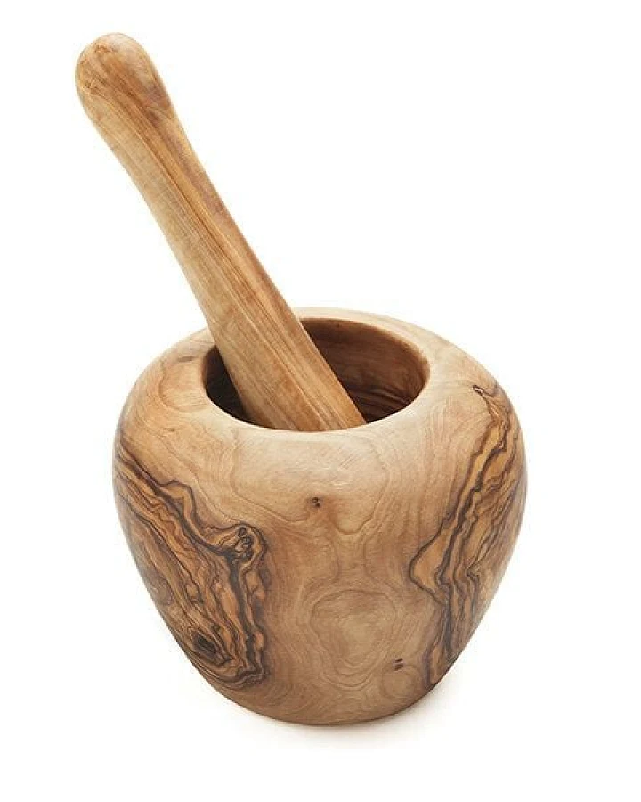 NATUREHOME Olivenholz Mörser 14cm