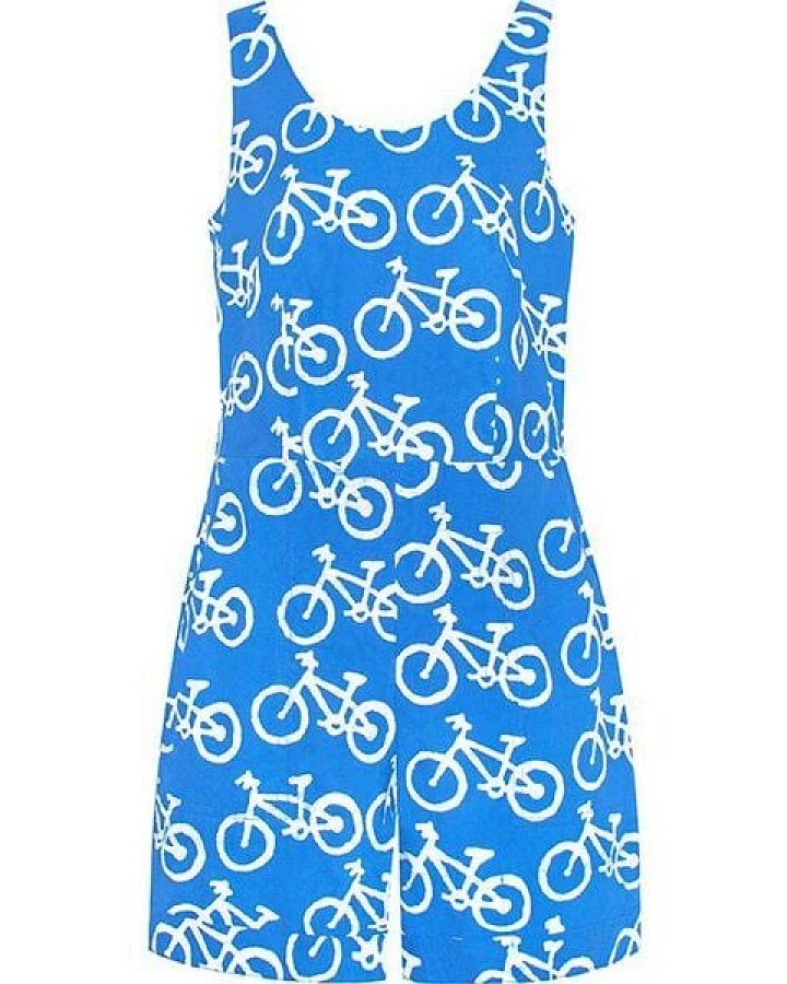 Global Mamas Bio Romper - Bikes/Mable/Adobe/Sankofa/Morse Code