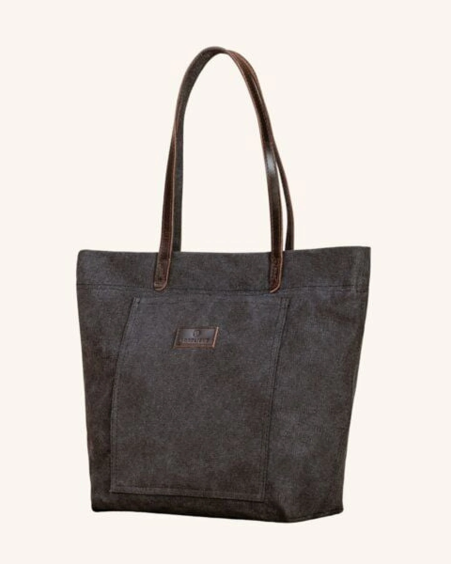 NORDLICHT Tasche FINJA aus Bio-Baumwolle und Naturleder – Ansicht 3