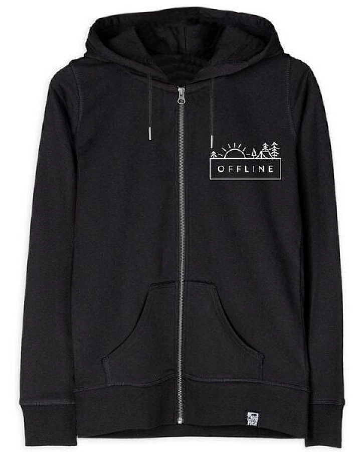 GARY MASH Herren-Zipjacke mit Kapuze Offline