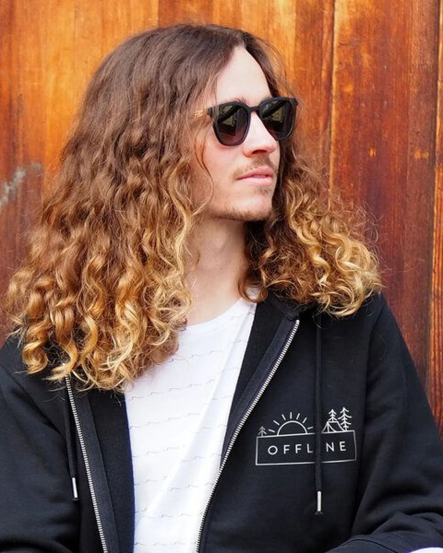 GARY MASH Herren-Zipjacke mit Kapuze Offline – Ansicht 2