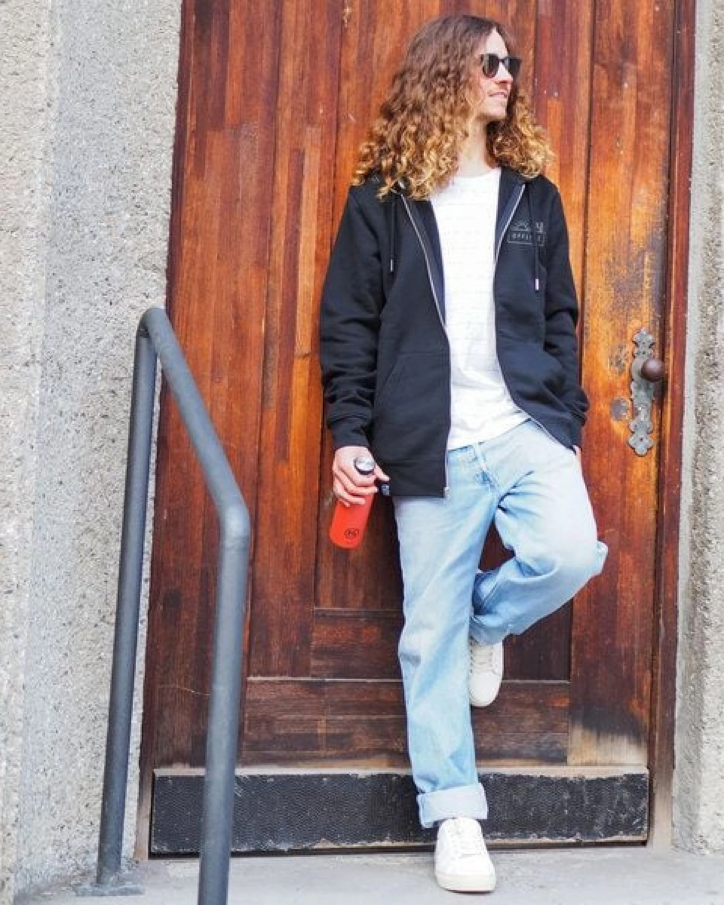 GARY MASH Herren-Zipjacke mit Kapuze Offline – Ansicht 3