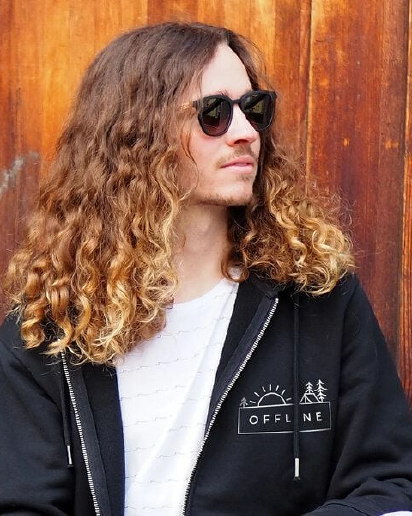 GARY MASH Herren-Zipjacke mit Kapuze Offline – Ansicht 2
