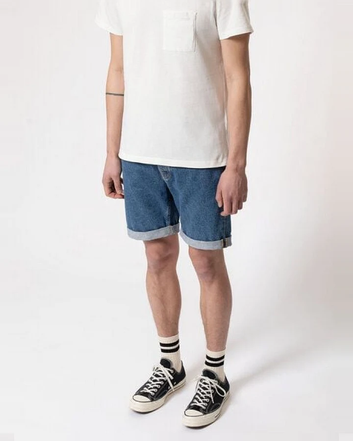 Nudie Jeans Herren Denim Shorts Josh
