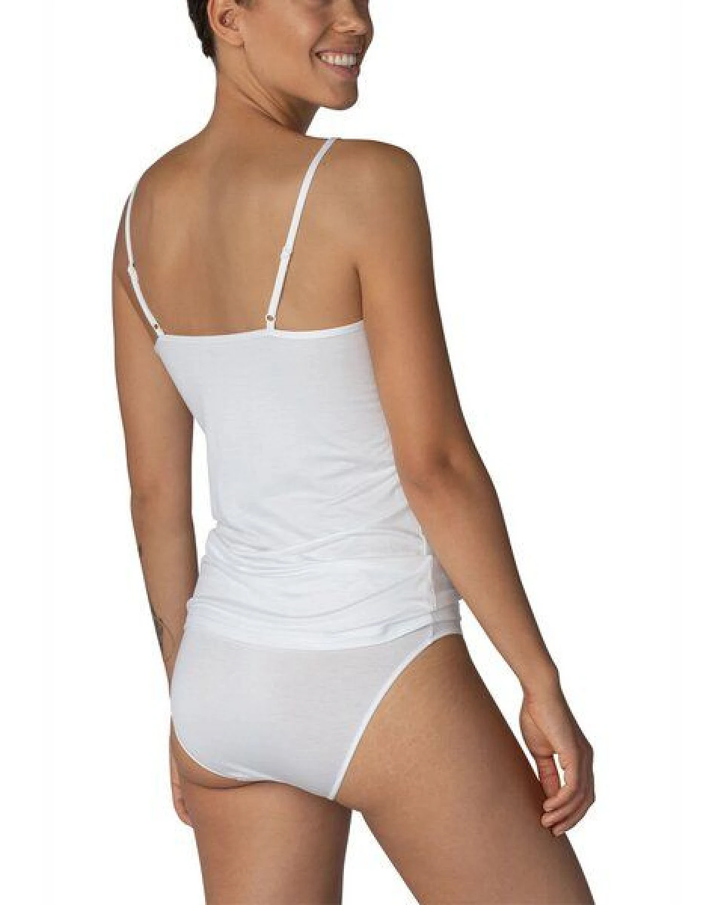 Mey Damen Spaghetti Top mit Spitze "Luise" aus Tencel – Ansicht 2