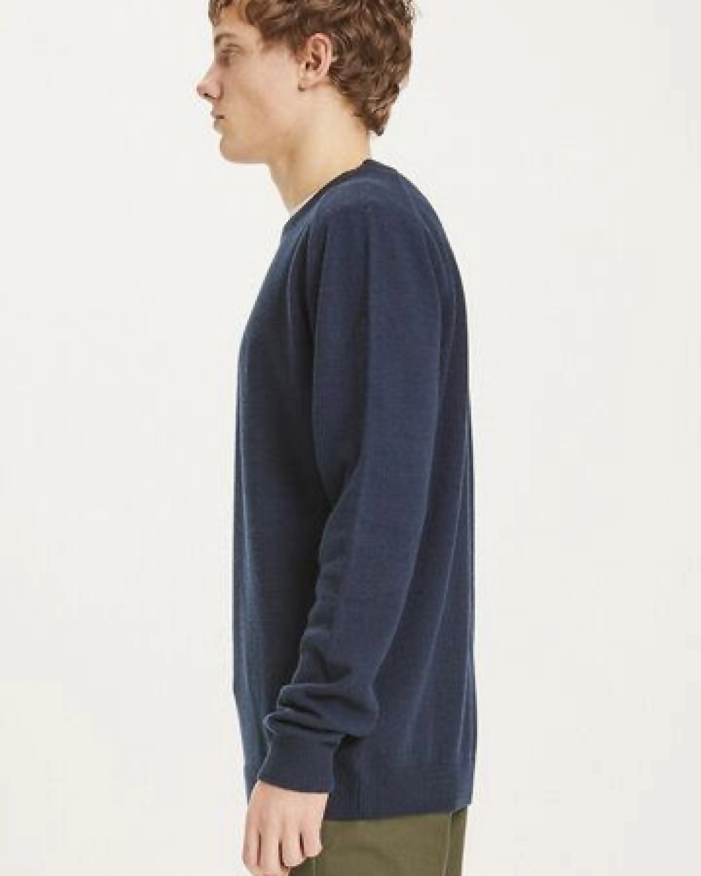 KnowledgeCotton Apparel Strickpullover - FIELD o-neck knit - aus Bio-Lammwolle – Ansicht 2