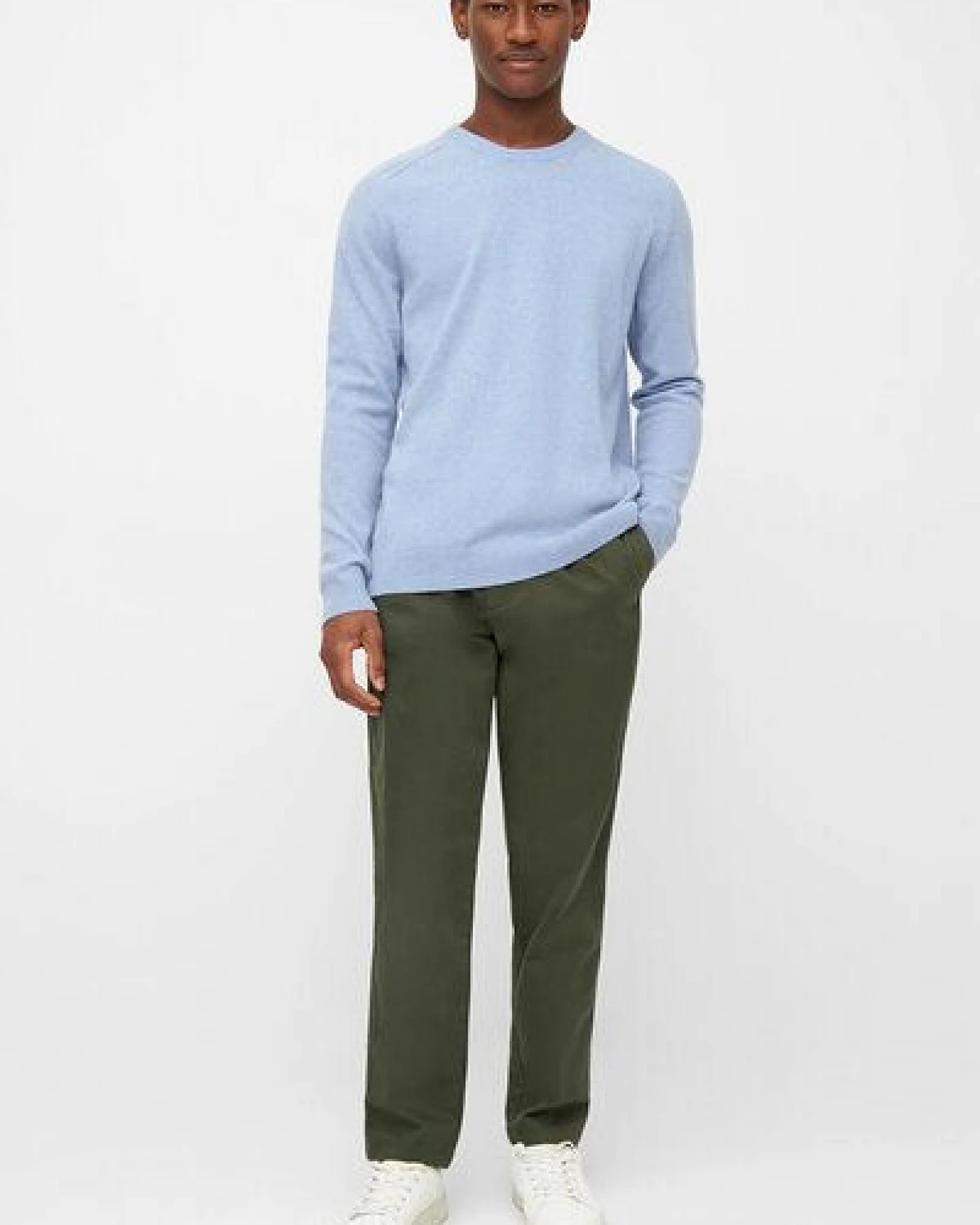 KnowledgeCotton Apparel Strickpullover - FIELD o-neck knit - aus Bio-Lammwolle – Ansicht 3