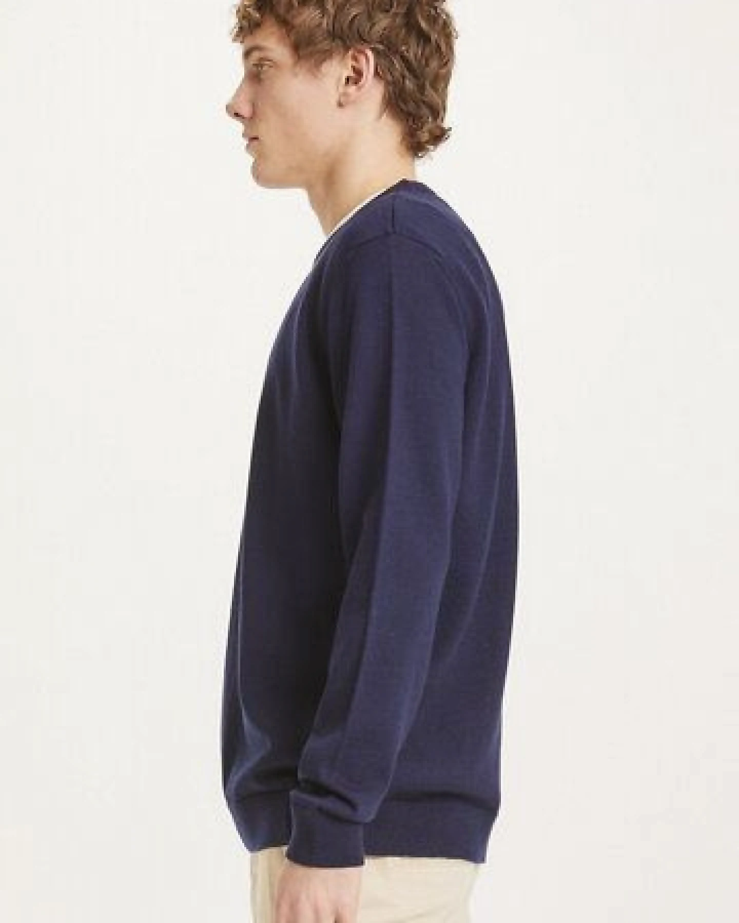 KnowledgeCotton Apparel Strickpullover - FORREST O-neck merino wool plain knit – Ansicht 3