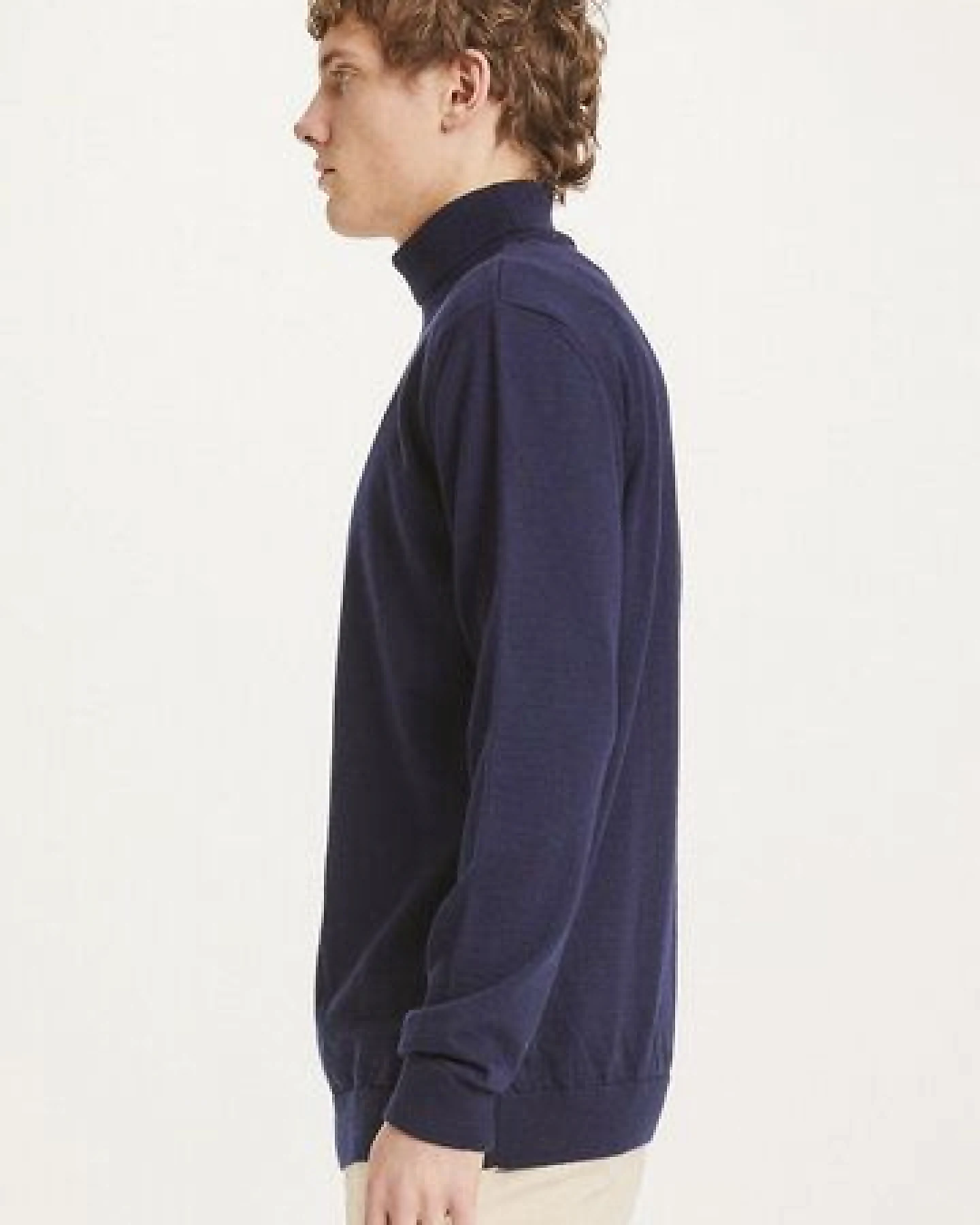 KnowledgeCotton Apparel Rollkragenpullover - FORREST roll neck merino wool knit – Ansicht 3