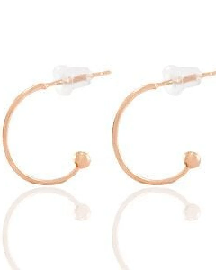 Coole Rosegold Creolen in 15mm von Elektropulli