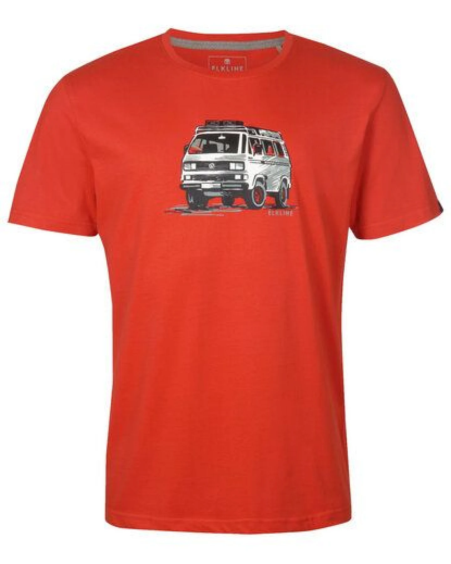 Elkline Herren T-Shirt Gassenhauer mit kultigen VW Bulli Print auf der Brust – Ansicht 3