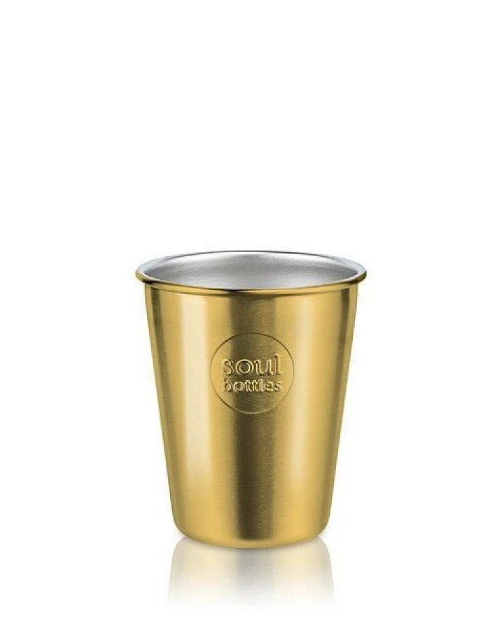 soulbottles Plastikfreier Trinkbecher aus Edelstahl • soulcups steel Utopia • 0,3 l und 0,4 l