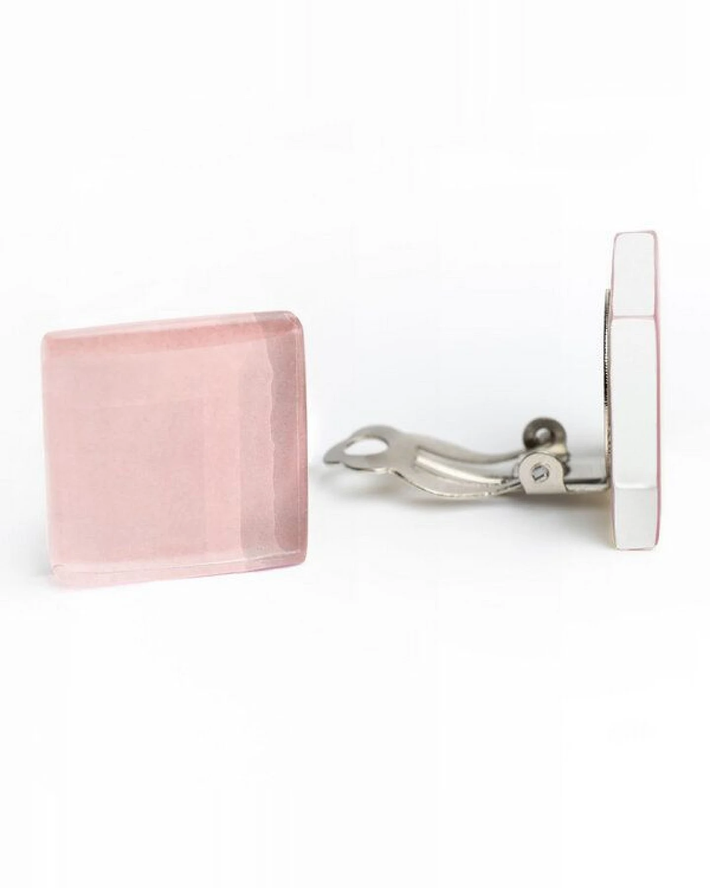 ALEXASCHA Auffällige Statement Ohrclips aus Glas – Ansicht 2