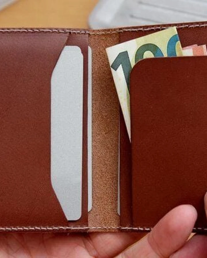 Pack & Smooch Leder Kartenetui, Portemonnaie, Geldbörse, "Herford" pflanzlich gegerbtes Leder