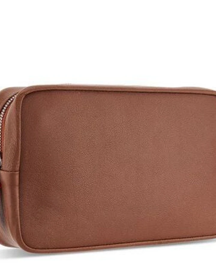 Pack & Smooch Kabeltasche, Zubehörtasche "Longford" aus Leder für Kabel, Magic Maus, USB, SD Karten