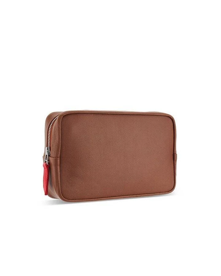 Pack & Smooch Kabeltasche, Zubehörtasche "Longford" aus Leder für Kabel, Magic Maus, USB, SD Karten