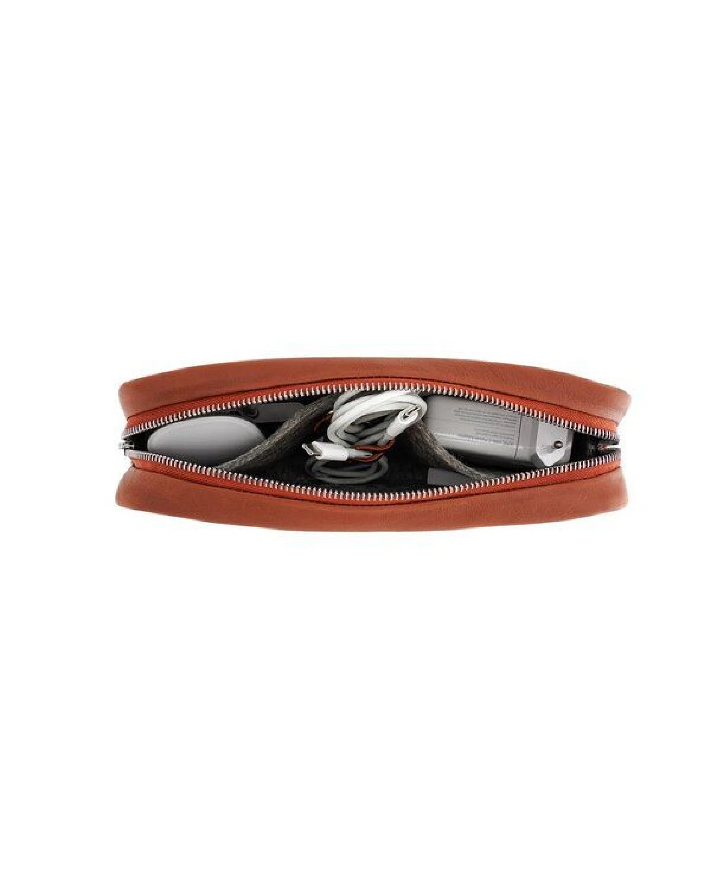 Pack & Smooch Kabeltasche, Zubehörtasche "Longford" aus Leder für Kabel, Magic Maus, USB, SD Karten – Ansicht 2