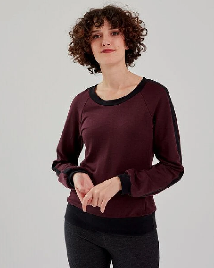Sweatshirt aus Tencel TM & Bio Baumwolle von Lasalina