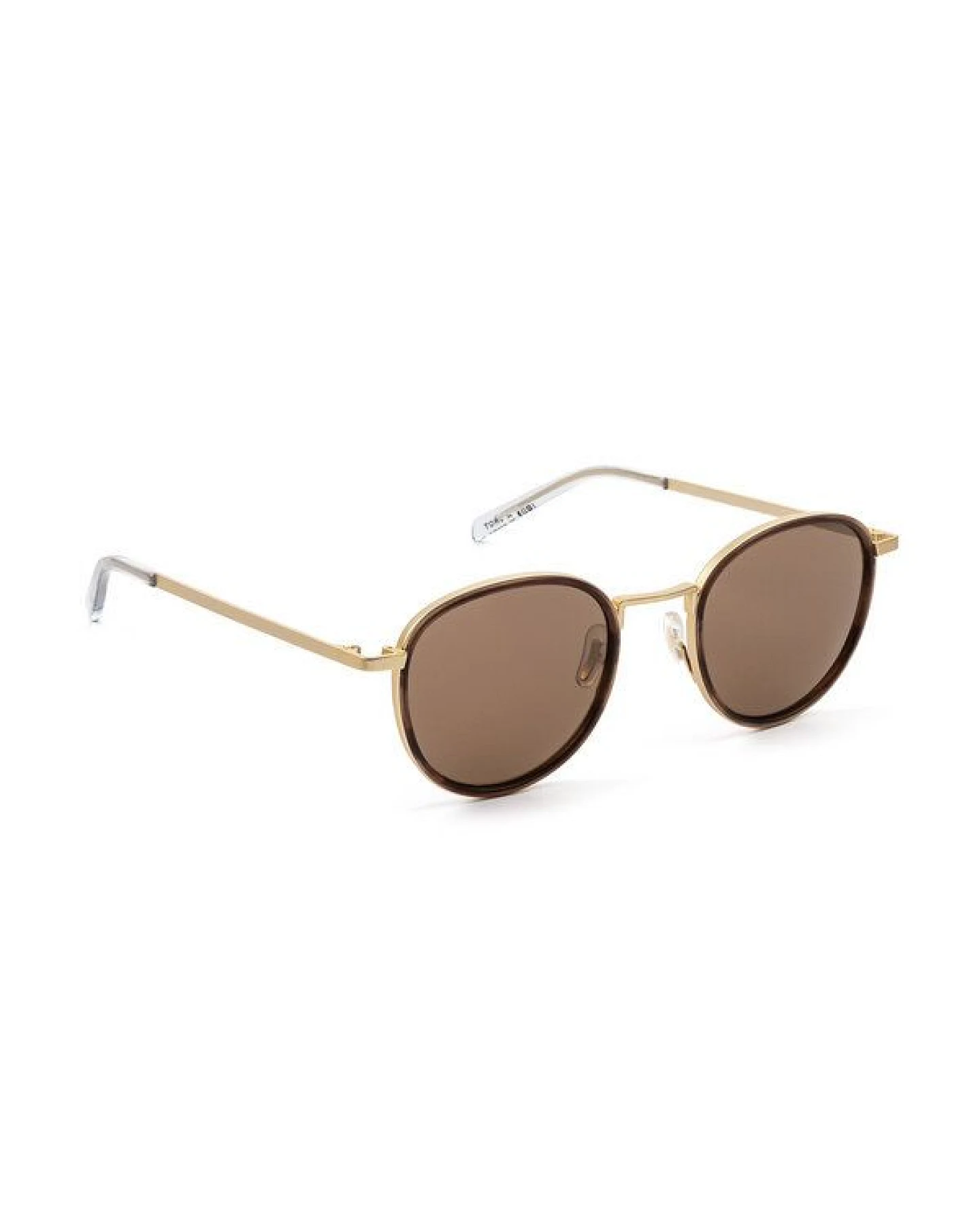 TAKE A SHOT Runde Sonnenbrille aus Edelstahl mit ECO Acetate - Ada Kollektion – Ansicht 3