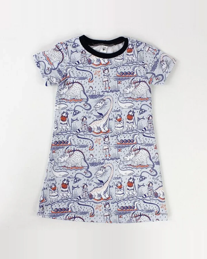 fuxandfriends Kinder-Shirtkleid aus kuschelweichem Jersey