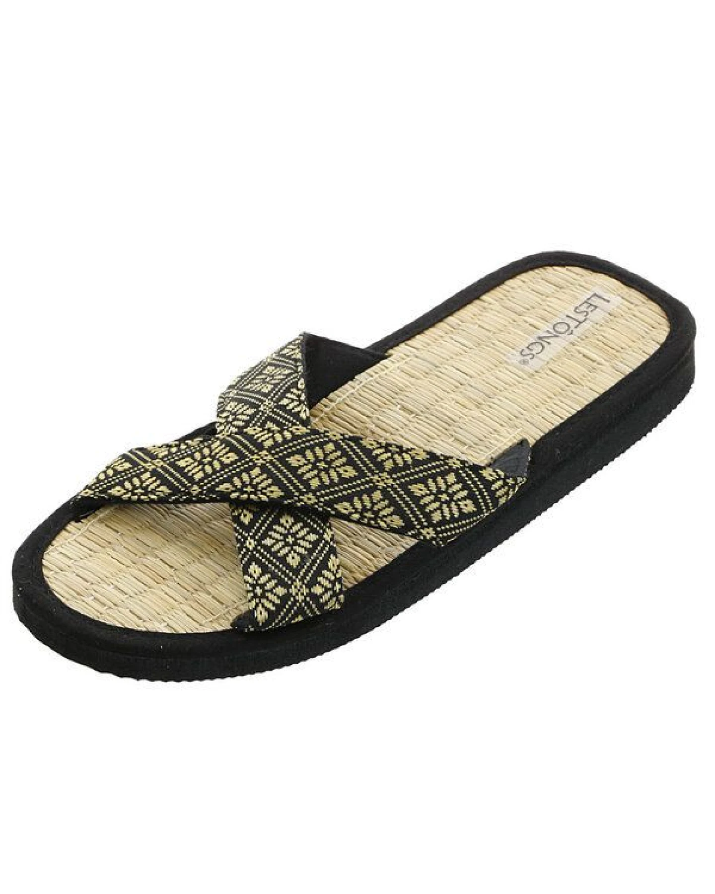 Les Tôngs JUNCUS-X Brokat gesunde Zimtlatschen - vegane Flip-Flops mit Zimtsohle – Ansicht 3