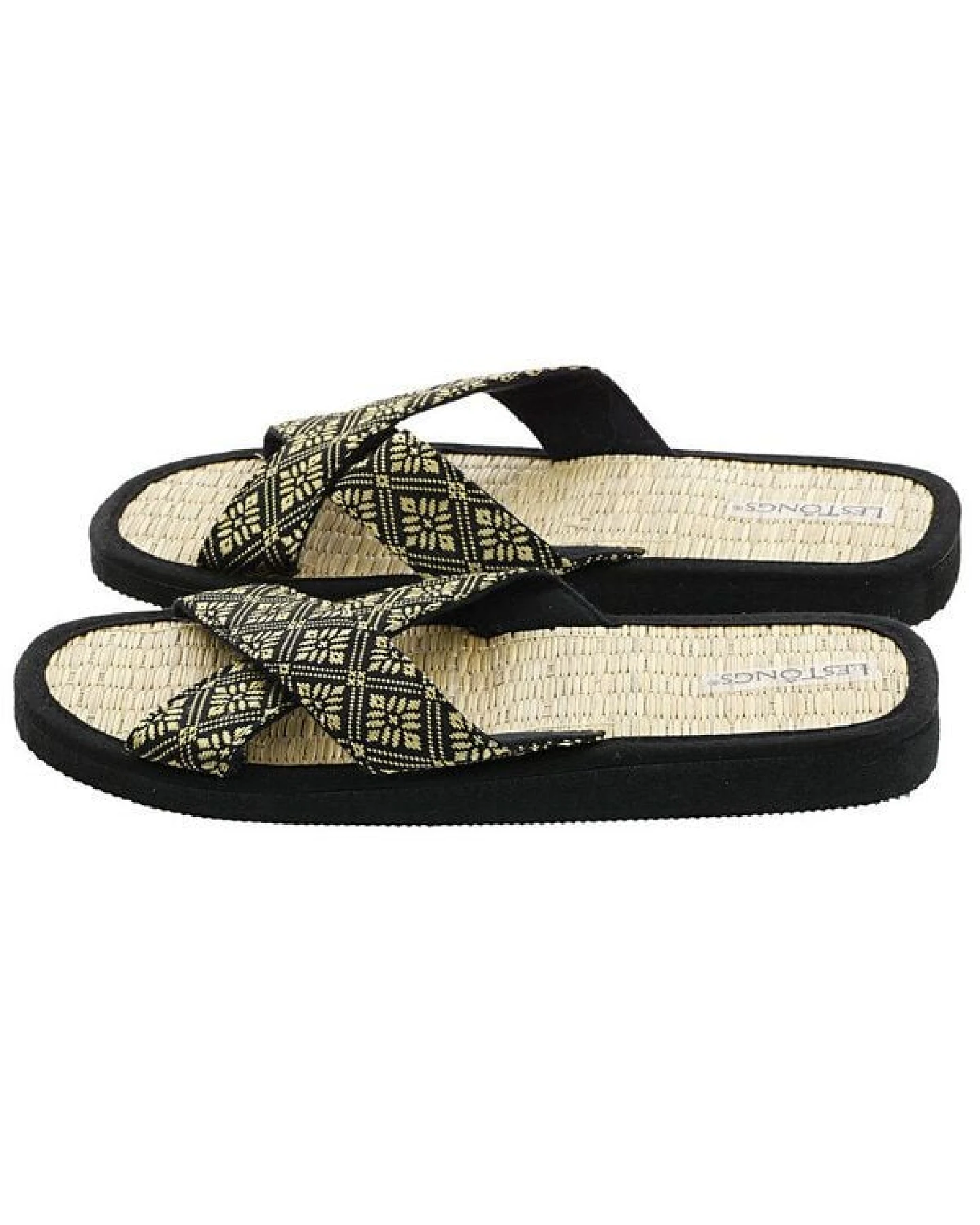 Les Tôngs JUNCUS-X Brokat gesunde Zimtlatschen - vegane Flip-Flops mit Zimtsohle – Ansicht 2